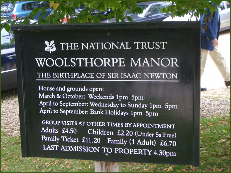 Birthplace of Sir Isaac Newton